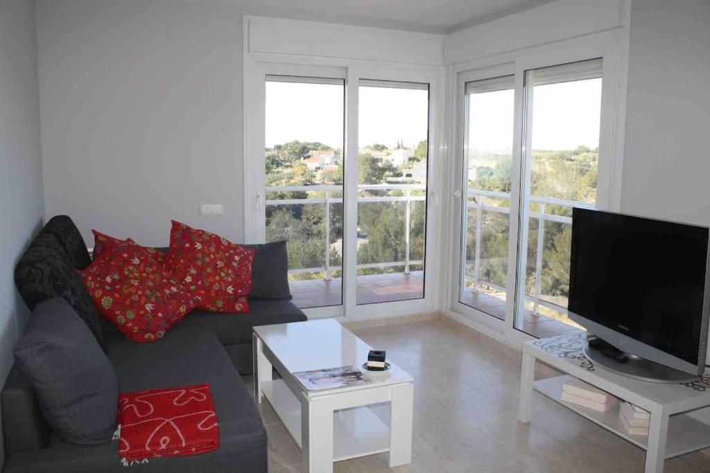 Ferienwohnung Preciosas Vistas Al Mar Y Montana En La Ampolla L'Ampolla Exterior foto