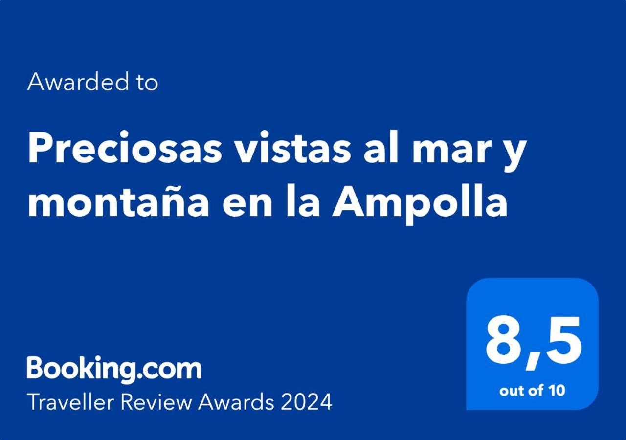 Ferienwohnung Preciosas Vistas Al Mar Y Montana En La Ampolla L'Ampolla Exterior foto